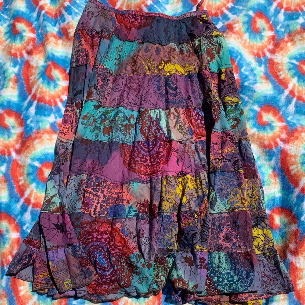 Colorful floral Skirt